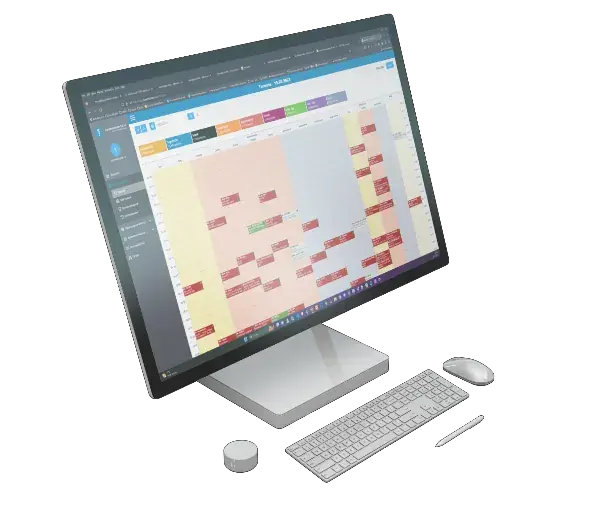 Image du tableau de bord du logiciel PWA du projet Luxambulance