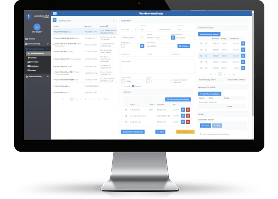 Luxambulance PWA Software Dashboard