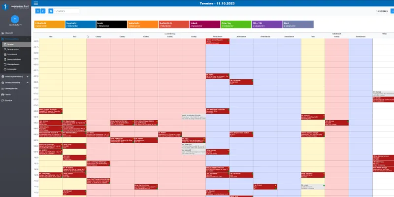 Luxambulance Terminverwaltung Webapplikation